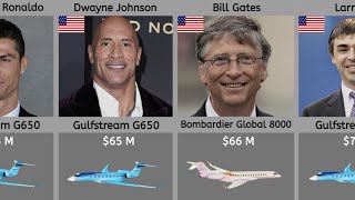 Private Jets of famous peoples  Price comparison of jets [upl. by Francie161]