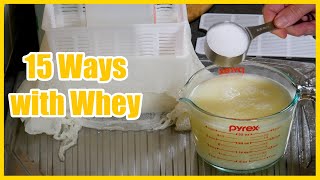 15 Ways with Whey  Using A Cheesemaking Byproduct [upl. by Asilet]