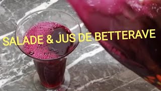 Recette🥗Salade et 🍷jus de BETTERAVE🥗 [upl. by Wiese]