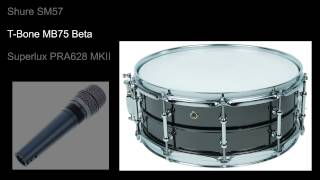 Behringer X32  Snare microphones comparison [upl. by Fast]