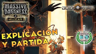 Como Jugar Massive Darkness 2 Hellscape con Partida Introductoria [upl. by Quintana]