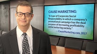 Cause Marketing  Definition [upl. by Colley629]