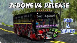 ZEDONE V4 BUS MOD  LIVERY RELEASE DATE IN DESCRIPTION bussimulator [upl. by Dorfman]