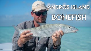 Andros Island Bonefish  Bahamas Fly Fishing [upl. by Neelyt840]