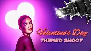 Valentines Day Themed Beauty Shoot using an Optical Spot [upl. by Lemieux]