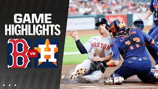 Red Sox vs Astros Game Highlights 81924  MLB Highlights [upl. by Nolyad]