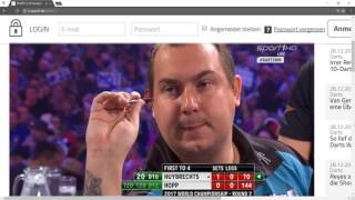 Darts WM 2017 Hopp vs K Huybrechts [upl. by Elyad]