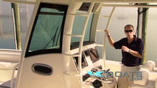 2012 Boston Whaler 320 Outrage Boat Review  Performance Test [upl. by Repinuj19]