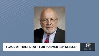 Flags at Half Staff for Former Rep Kessler [upl. by Elicia909]