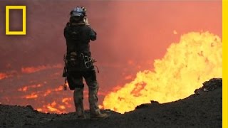 Drones Sacrificed for Spectacular Volcano Video  National Geographic [upl. by Ona720]