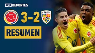 🥳 GANÓ COLOMBIA  Colombia 32 Rumania  HIGHLIGHTS  Fecha FIFA [upl. by Htebsle202]