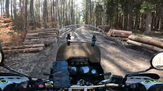 Honda Africa Twin 750 offroad  Pure sound Onboard Raw 4k [upl. by Ortrude726]