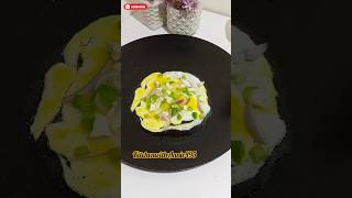 Quick Cheese Omelette 😋 so yummy 😋shorts shortvideo trending [upl. by Aztinaj]