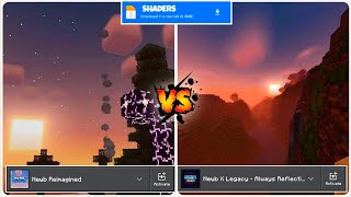 ✨ Newb Reimagined VS Newb X Legacy 🔥 With Download Links   MCPE [upl. by Lesnah]