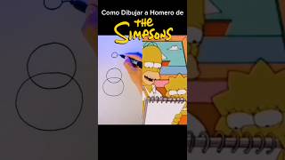 Aprende a Dibujarlo shorts thesimpsons homerosimpson dibujosfaciles dibujar [upl. by Nomihs851]