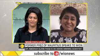 WION Exclusive In conversation with Mauritius Former President Ameenah GuribFakim [upl. by Hite29]