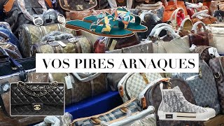 VOS PIRES ARNAQUES LUXE CONTREFAÇON  VINTED LEBONCOIN DÉPÔTS VENTE HERMÈS DIOR CHANEL [upl. by Woodrow498]