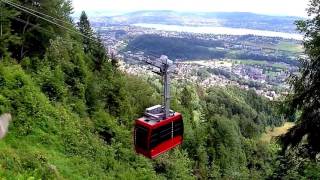 Luftseilbahn Adliswil Felsenegg Zürich 2016 [upl. by Nangatrad]