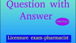 Question and answer from drug supply management part2 [upl. by Nolyar]