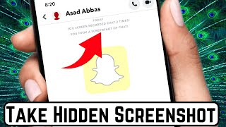 How to screenshot on snapchat message without them knowing 2024 iPhone [upl. by Topliffe717]