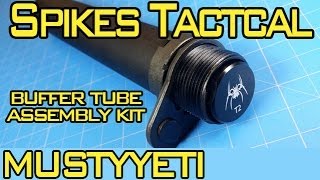 Spikes Tactical Pistol Buffer Assembly Kit  AR Pistol Build pt3  Musty Yeti [upl. by Cornel470]