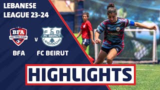 20240721 vs FC Beirut  Lebanese League Week 16  Highlights [upl. by Grannias]