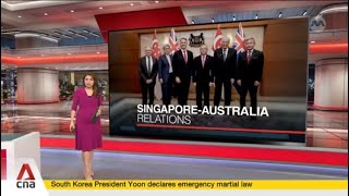 Singapore and Australia to deepen ties expand cooperation to new areas [upl. by Enaled]