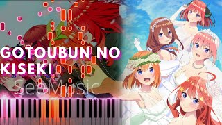 quotGotoubun no Kisekiquot  Gotoubun no Hanayome Movie Theme Piano [upl. by Niltyak]