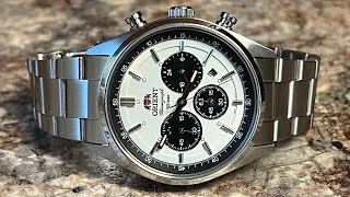 Unboxing Orient Neo 70s Solar Chronograph Panda dial [upl. by Mills57]