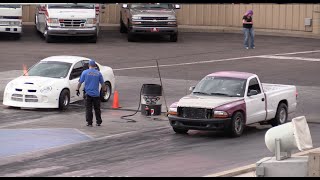 Built SRT4 Neon vs Turbo Dodge Dakota [upl. by Rube]