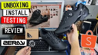 Tabulo Biking Cycling Shoes Zeray Pedals Shopee [upl. by Nitsud]