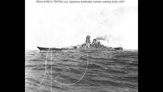 公試運転中の戦艦大和 Japanese battleship Yamato running trials1941 [upl. by Haliled921]