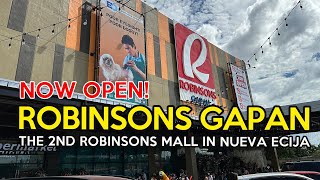 NOW OPEN ROBINSONS GAPAN  Grand Opening Day Mall Walking Tour  4K HDR [upl. by Biegel]