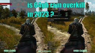 64gb RAM vs 16gb RAM in 2023 [upl. by Lizzie]