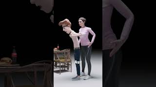 How To Perform Heimlich Maneuver3d animation [upl. by Sulrac]