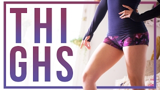 Best Thigh Exercises for Toned Legs At Home No Equipment Workout Routine [upl. by Heller759]