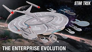 Star Trek The Evolution of the USS Enterprise AJ [upl. by Hpeseoj]