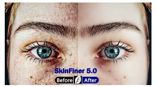 Skin finer plugin 2024  how to use Photoshop plugin  skin finer [upl. by Ielhsa]