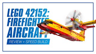 LEGO 42152 Firefighter Aircraft  HANDSON REVIEW [upl. by Nehgaem253]