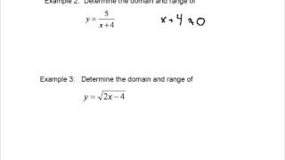 Domain amp Range of a Function [upl. by Budworth]