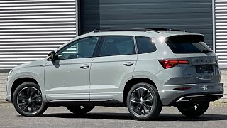 Skoda NEW Karoq Sportline 2023 in 4K Steel Grey Meteor 18 inch Procyon walk around amp detail inside [upl. by Panthia]