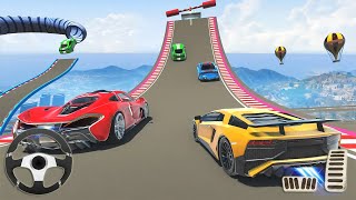 Jogo de Carro de Corrida  Impossible Car Stunt Racing  Jogos Android [upl. by Lean]