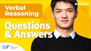 Verbal Reasoning Test Question and Answer 202425 shorts [upl. by Llejk]