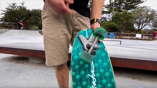 THE WEIRDEST SKATEBOARD TRUCKS  SURF SKATE [upl. by Uv]