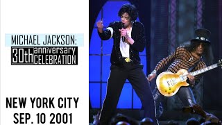 Michael Jackson  30th Anniversary Celebration September 10 2001 [upl. by Ailina]