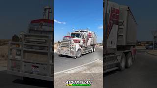 Kenworth T909 with tipper trailers turning [upl. by Mraz993]