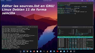 Actualizar las sourceslist en GNULinux Debian 11 de forma sencilla [upl. by Esiom538]