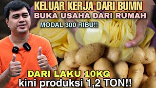 MODAL CUMA 300 RIBU Bikin usaha KECIL DARI RUMAH kini Produksi 12 TON OMSET JUTAAN  IDE BISNIS [upl. by Zulch]