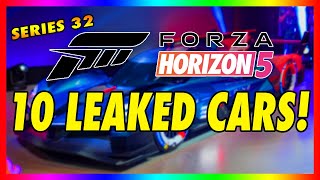 10 NEW CARS COMING TO FORZA HORIZON 5 OFFICIAL LEAK NEW DLC AND SERIES 3233 [upl. by Kristyn264]