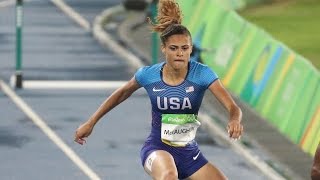 Olympic Games 2016 Sydney Mclaughlin barely Clears Her First Olympic Hurdle [upl. by Anazraf]